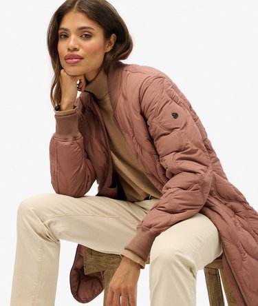 Longline Quilted Liner Jacket Image 2