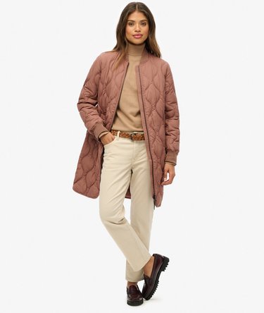Longline Quilted Liner Jacket Image 3
