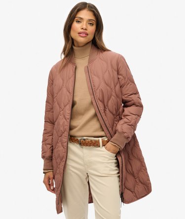 Longline Quilted Liner Jacket Image 1