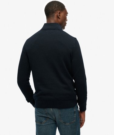 Essentials Cotton Half Zip Jumper Image 5
