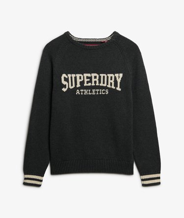 Slouchy Intarsia Graphic Knitted Jumper Image 6
