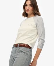 Essential Logo Long Sleeve Baseball Top