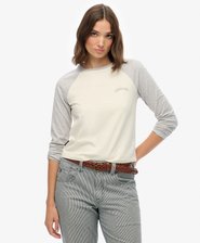 Essential Logo Long Sleeve Baseball Top