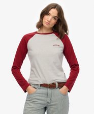 Essential Logo Long Sleeve Baseball Top