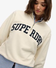 Sudadera con media cremallera y aplique Athletic Essentials