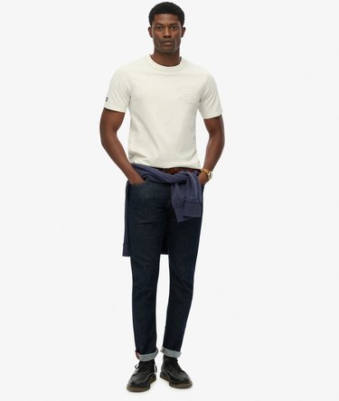 Athletic Embossed Relaxed T-Shirt Image 3