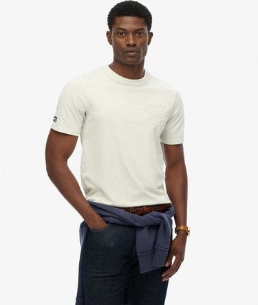 Athletic Embossed Relaxed T-Shirt Image 1