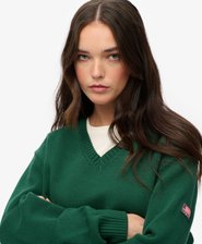 Oversized V Neck Jumper
