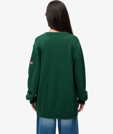 Maglione oversize con scollo a V Image 5