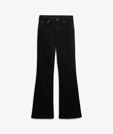 Organic Cotton Mid Rise Flare Jean Image 7
