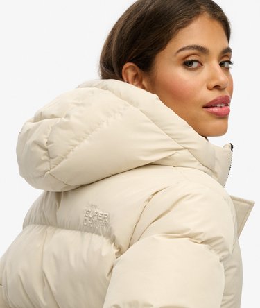 Hooded 5 Baffle Sports Puffer Image 2