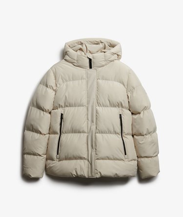 Hooded 5 Baffle Sports Puffer Image 7