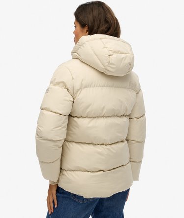 Hooded 5 Baffle Sports Puffer Image 5