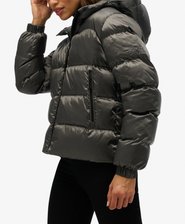 Hooded Luxe Sports Puffer Jacket