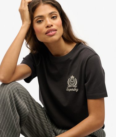 Kastiges, lockeres Country Club T-Shirt Image 2