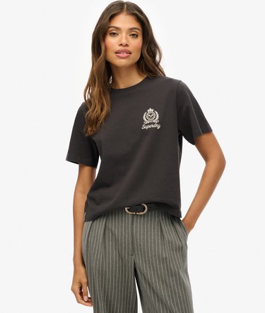 Kastiges, lockeres Country Club T-Shirt Image 1