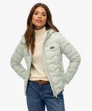 Hooded Fuji Lite Wave Padded Jacket