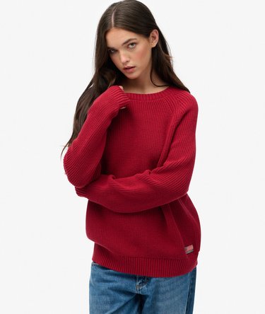 Relaxed Ribbed Knitted Jumper Image 1