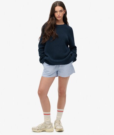 Relaxed Ribbed Knitted Jumper Image 3