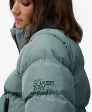 Non Hooded Sports Puffer Jacket