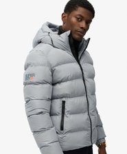 Hooded Sports Puffer Jacket
