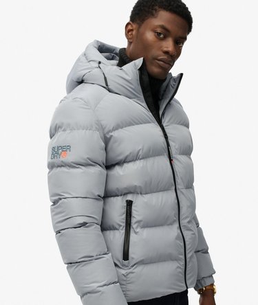 Sports pufferjas met capuchon Image 2
