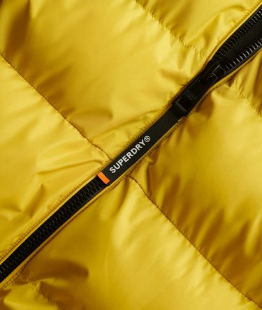 Hooded Sports Puffer Jacket Image 7