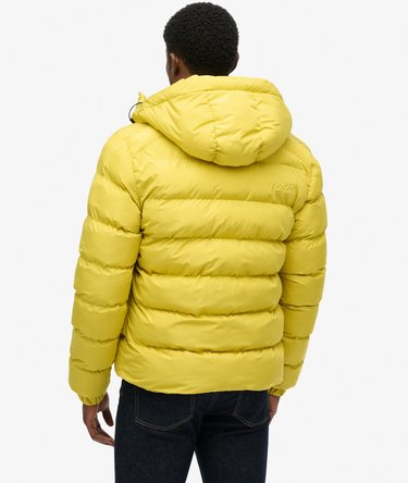 Hooded Sports Puffer Jacket Image 5