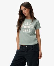 Athletic Graphic Fitted T-Shirt