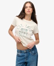 Athletic Graphic Fitted T-Shirt