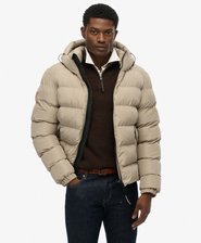 Hooded Sports Puffer Jacket