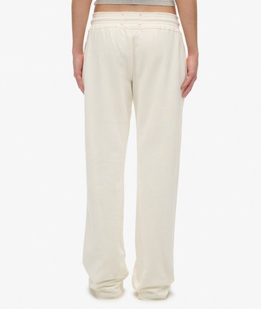 Athletic Print Flare Joggers Image 4