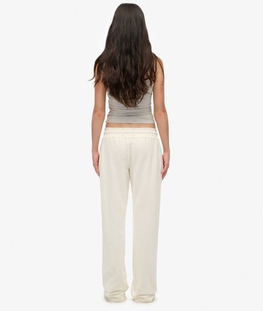 Athletic Print Flare Joggers Image 6