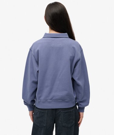 Athletic Jersey con Cuello y Media Cremallera Image 5