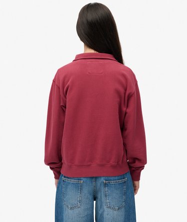 Athletic Jersey con Cuello y Media Cremallera Image 5