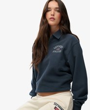 Athletic Jersey con Cuello y Media Cremallera