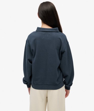 Athletic Jersey con Cuello y Media Cremallera Image 5