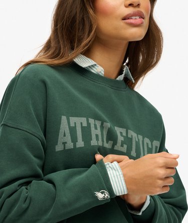 Athletic Essentials Sudadera Cuello Redondo Relajada Image 2