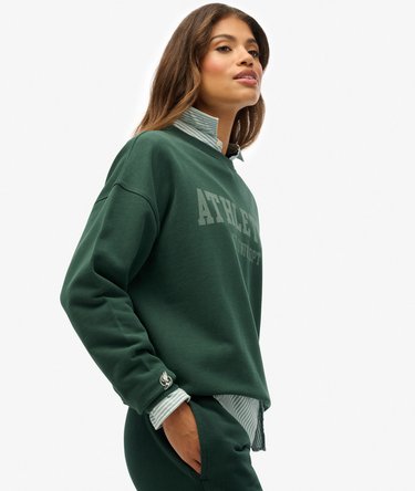 Athletic Essentials Sudadera Cuello Redondo Relajada Image 4