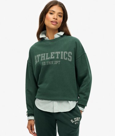 Athletic Essentials Sudadera Cuello Redondo Relajada Image 1