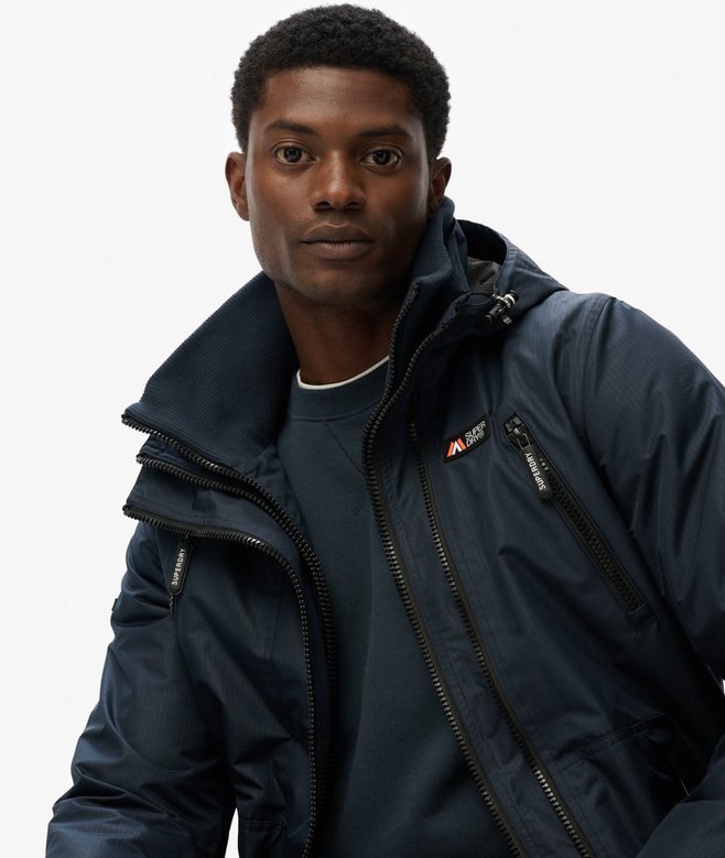 Hooded Mountain Windbreaker Jacket