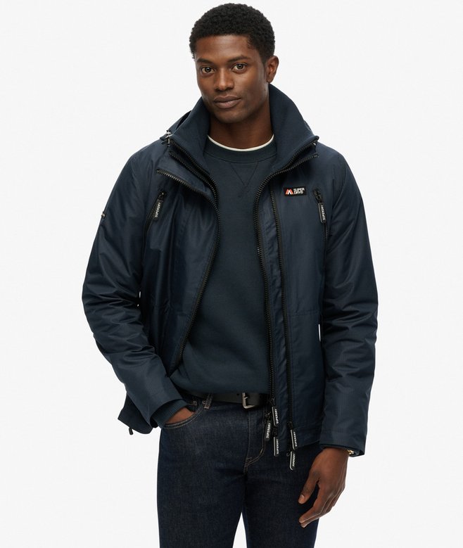 Hooded Mountain Windbreaker Jacket