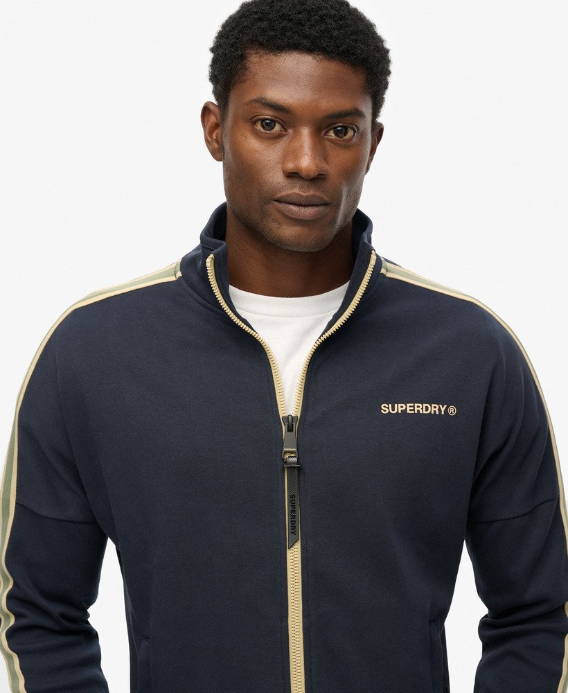 mens Tech Cult Loose Track Top in Eclipse Navy | Superdry UK