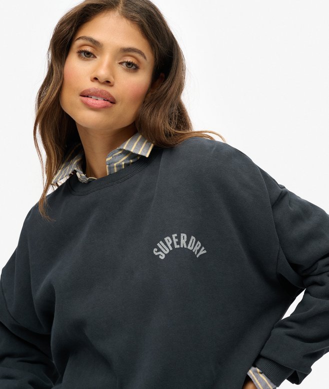 Athletic Essentials Printed Crew Sweatshirt
