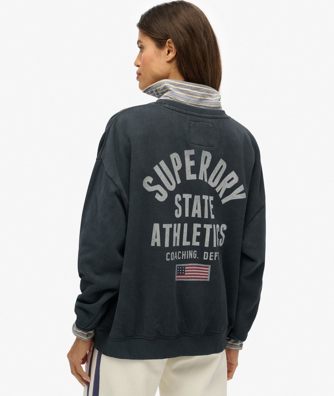 Athletic Essentials Printed Crew Sweatshirt