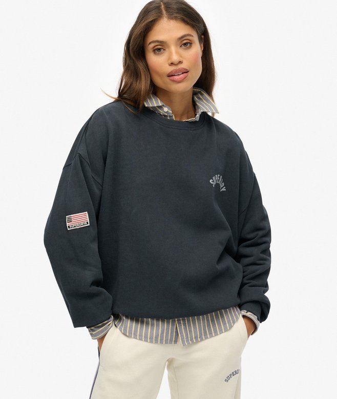 Athletic Essentials Printed Crew Sweatshirt