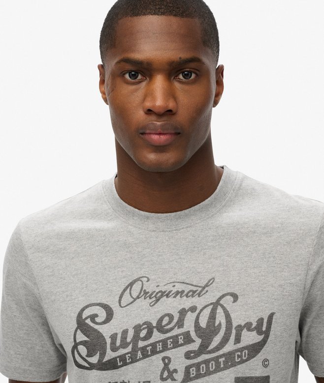 Leather & Boot Co Script T-Shirt