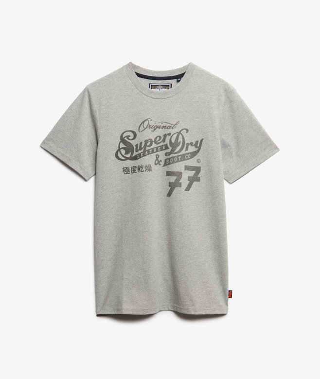 Leather & Boot Co Script T-Shirt