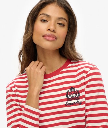 Country Club Long Sleeve Stripe Top Image 4