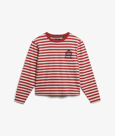 Country Club Long Sleeve Stripe Top Image 6